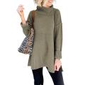 Women's Ribbed Turtleneck Sweater