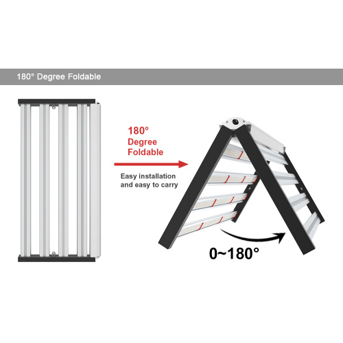 Spydr estilo dobrável led cultivar barras de luz