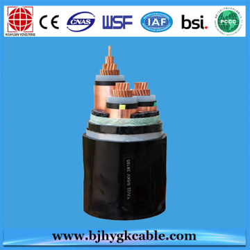 Cable de aislamiento de cobre PVC 6KV cobre XLPE aislamiento