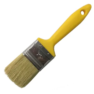 plastic handle natural bristle paint brush