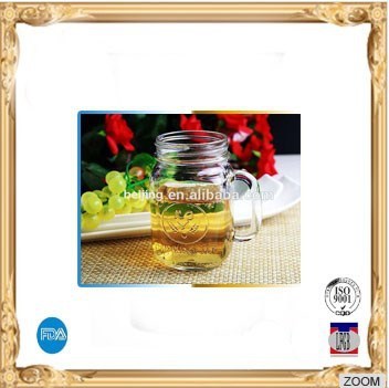 cheap drinking glass cup with handle