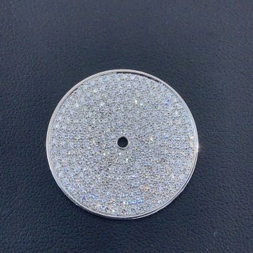 Kaufen Sie berühmte 18K-Schmuck aus Weißgold mit Labor-Diamanten-Zifferblättern