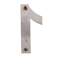 Stainless steel illuminated backlit house number/letters