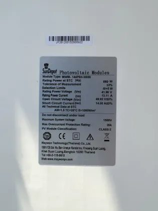 Monocrystalline Silicon Solar Panel 550w