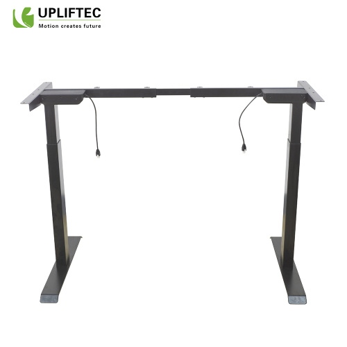 Office Stand Up Desk Computer Workstation Dual Silnik