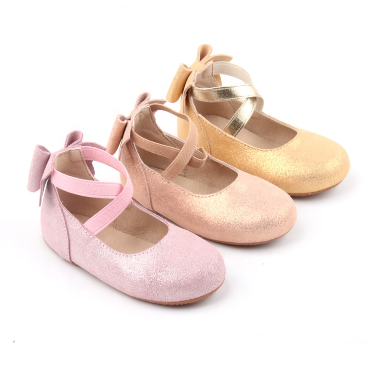 Baby Girls Bow Knot Shoes Png