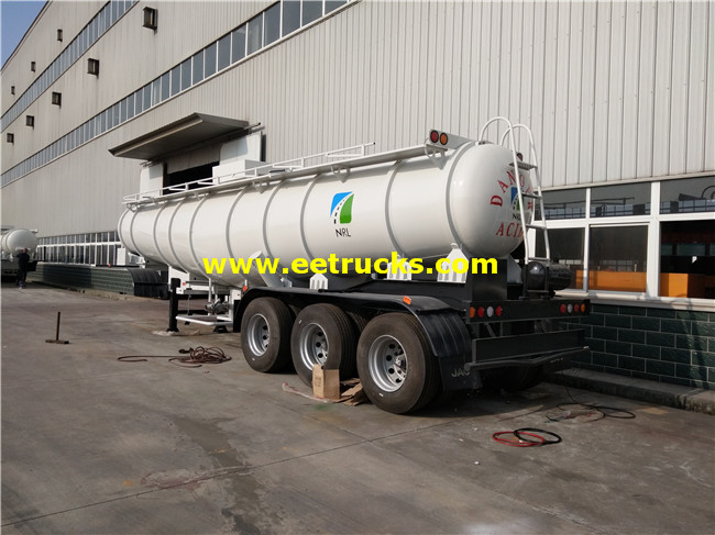 19m3 V Shape Sulfuric Acid Delivery Semi-Trailers