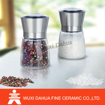 Healthy Eco-friendly Black Top Easy Operated Kitchen Pepper Mill