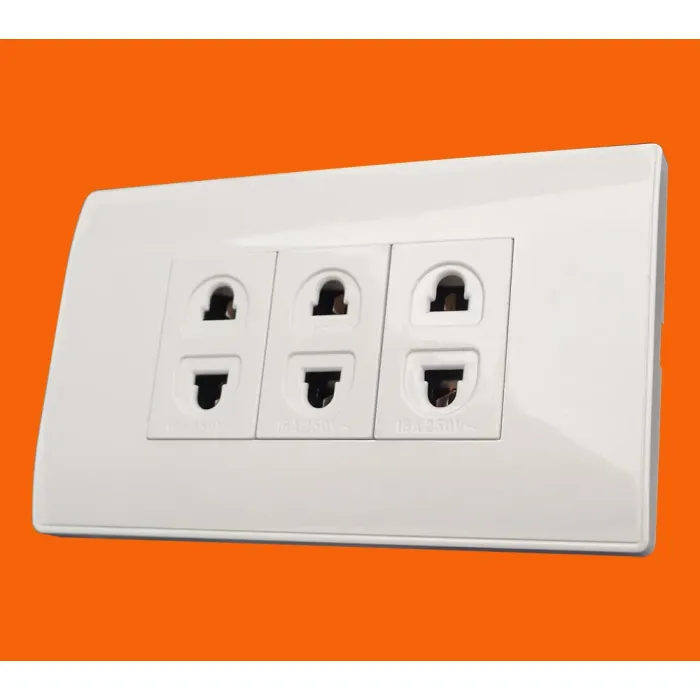 Универсальная настенная розетка американского стандарта (A2306)