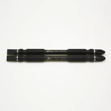 6 inch size screwdriver bits phosphated black finish double ended bits 150mm