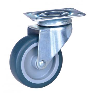 50mm plate mounted swivel caster