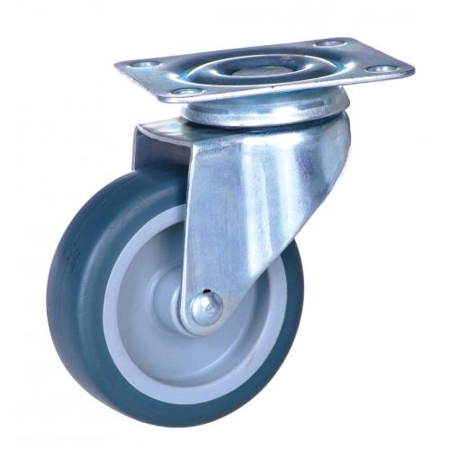 2 inch plaat caster met TPE wielen