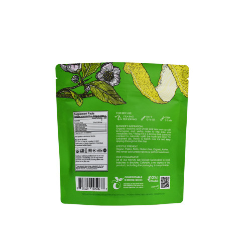 Wholesale Matte Finish Design Compostable Tea Bags