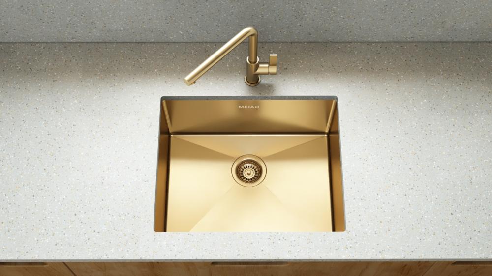 Golden Kitchen Sink