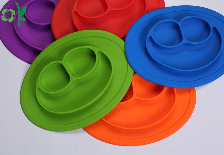 Silicone Plate for Baby Cute Smile