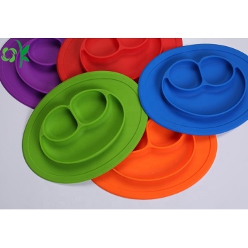 Wholesale 100% Silicone Suction Plate with Smile