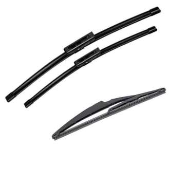 Front and Rear Wiper Blades for Dacia Renault Sandero MK2 2015-2019