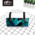 Fabor de hoja tropical personalizada estilo Bolso de cuero PU Cosmética Bag Case y bolso Multifuncional Bolsa Multifuncional