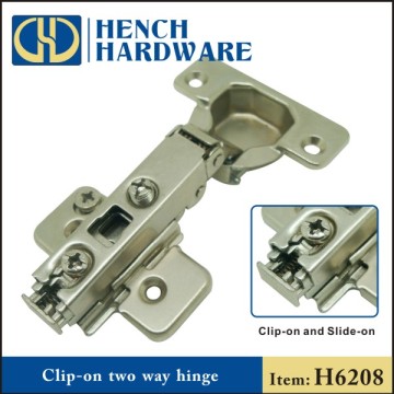 Clip-on and slide on flexible hinge