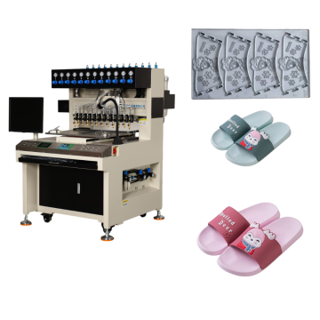 Soft PVC Footwear Logo Making Machine