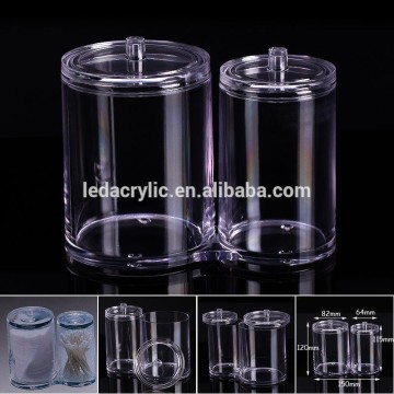 Cotton Swab Display Jewelry Box Cosmetic organizer makeup Acrylic Case