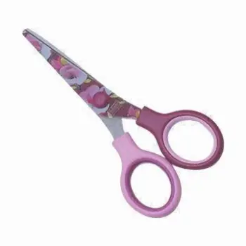 Students' Scissors, Logo Available, Customized Designs Welcomed, Measures 5 Inches