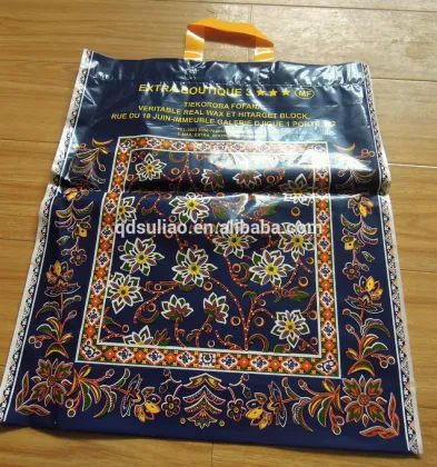soft loop bag with vivid printing bag for life