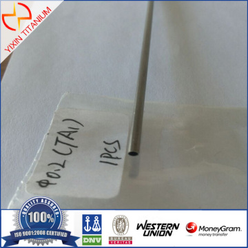 ASTM F67 Gr1 Titanium Capillary with T0.2mm