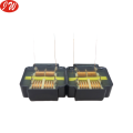 Transformador de pulso con paquete de alto voltaje de carcasa negra