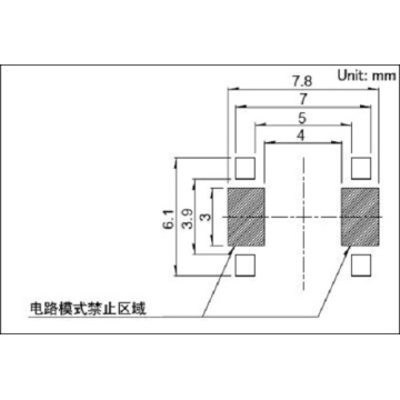 薄型長寿命表面実装スイッチ