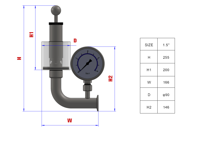 Clamp Pressure Regulating Valve