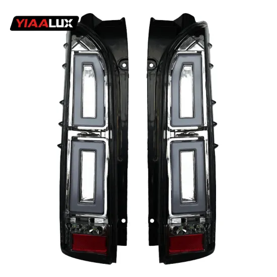 TOYOTA Hiace LED Tail Lights 2005-2016 Rear Brake Running Stop Square Lamps