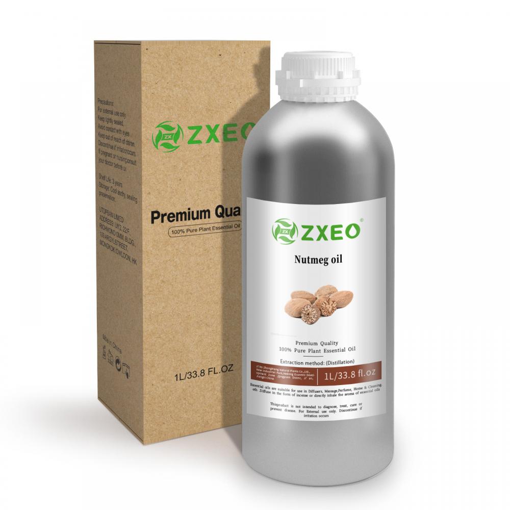 Pure Nut Nuez moscada de aceite esencial extracción de aceite de nuez moscada calmante y piel irritada tranquila