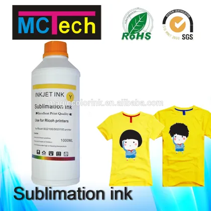 High Transfer Rate Sublimation Ink For Ricoh Printer