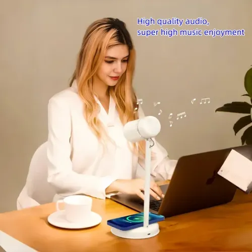 Беспроводная зарядка многофункциональная настольная лампа для чтения