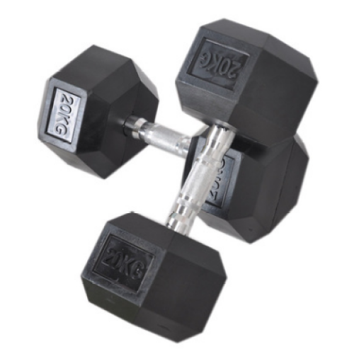 Dumbbell Hexagon Steel dan Dumbbell Plastik