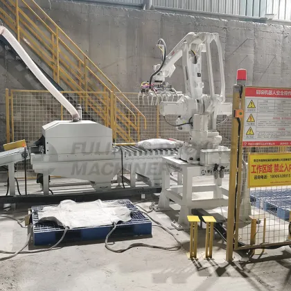 ABB Estun Palletizer Stacking Machine for Cement Bags and Carton Cases