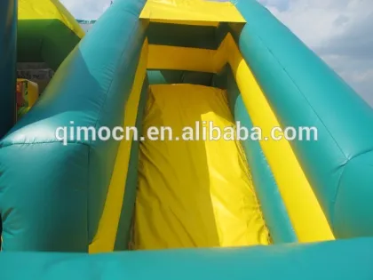 Kids Inflatable Jumping Castles , Robin Hood theme Inflatable bouncy castle with slide
