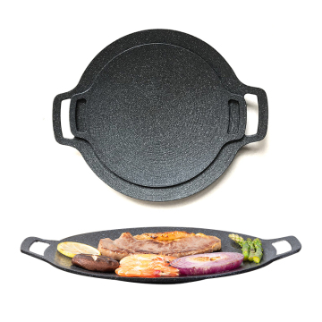 Coachadora de inducción al aire libre Barbacoa Pan con estilo coreano TEPPANPYAKI GRILL