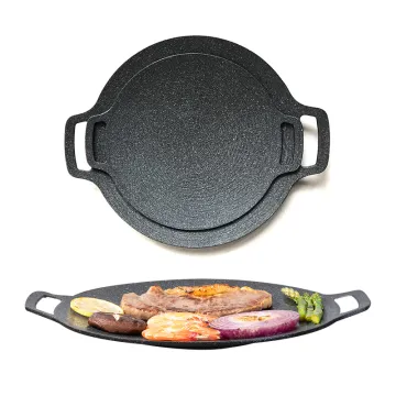 Outdoor Induction Cooker BBQ Pan Korean Style Nonstick Teppanyaki Grill
