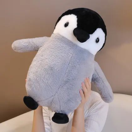 Cute Customizable Walrus and Penguin Plush Toys for Kids