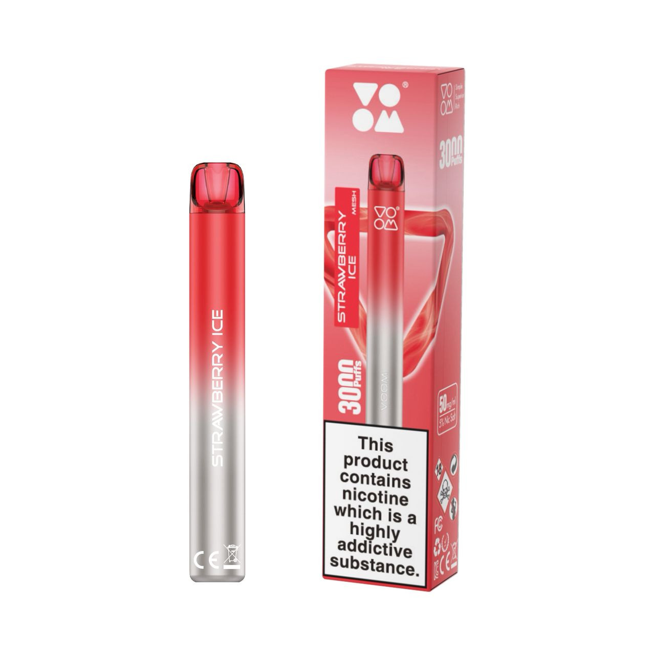 VOOM Mesh 3k puffs-Strawberry Ice