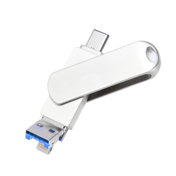 Mobile iOS 3-in-1-Typ-C-USB 3.0 Flash-Laufwerk für iPhone Lightning OTG (32 GB/64 GB/128 GB)