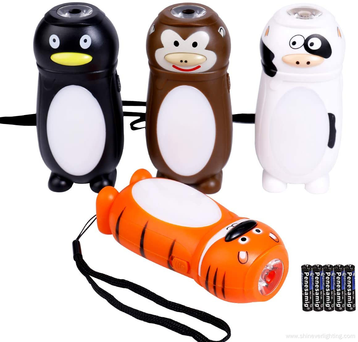 Cartoon Animal Camping Torch Flashlight Night Light