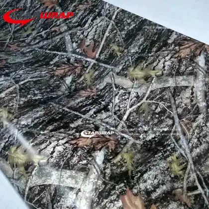 Realtree Camouflage Vinyl Film for Motorbike, Scooter, Skateboard, and Car Wraps