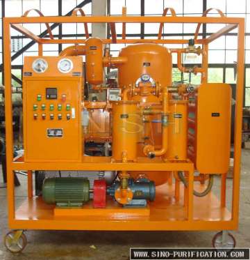 Single Stage Vacuum Transformer Oil Purifier