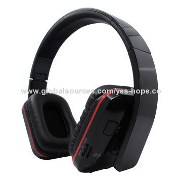 Computer Stereo Bluetooth Headset, 3.0V Operating Voltage, Chargeable Lithium-ion Polymer Battery