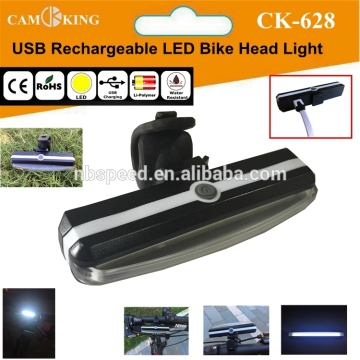 Mirco USB Rechargeable led bicycle front Light