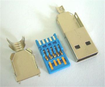 USB3.0 A Type Plug Solder Assemble