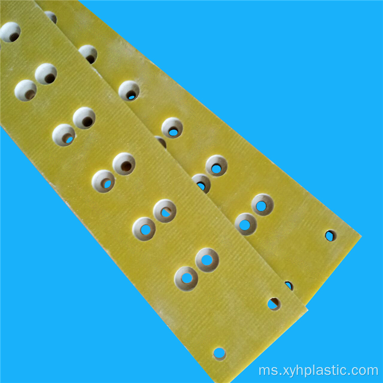 Plat Resin Epoksi Kuning / Papan / Lembaran